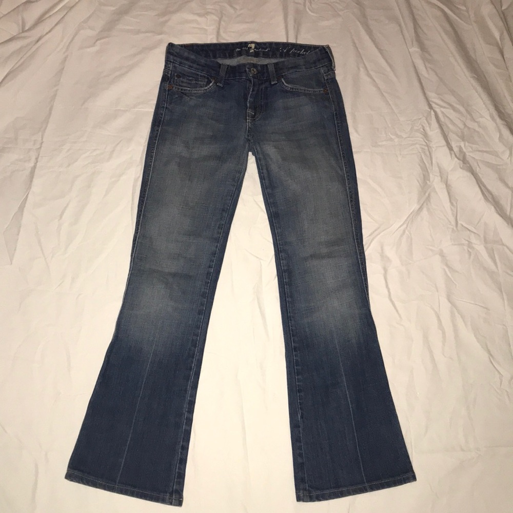 7 For All Mankind Bedazzled Bell Bottoms